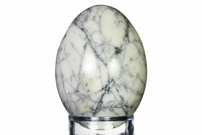 Polished Gray Marble Egg - Philippines #322426